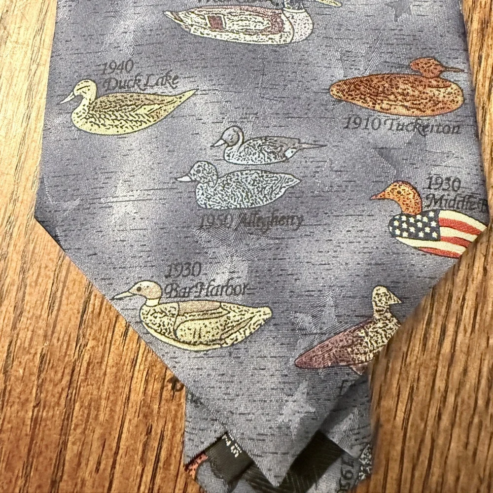 Tango by Max Raab Duck Decoys Americana Series Neck Tie Size 58